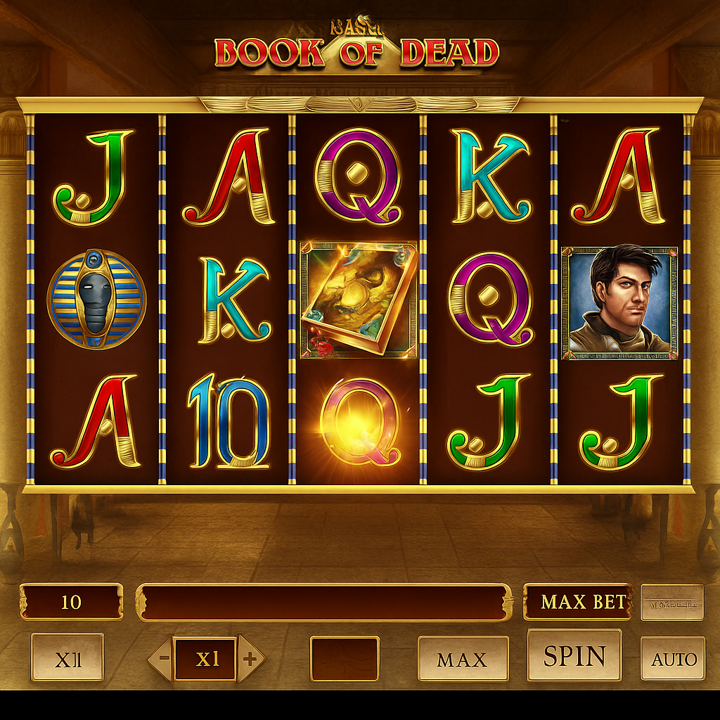 BetOnRed - Book of Dead Slot Game - Machines à Sous Égypte