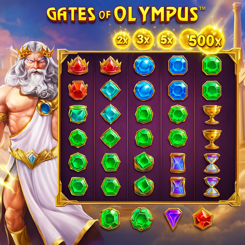 BetOnRed - Gates of Olympus Slot Game - Jeux Mythologie